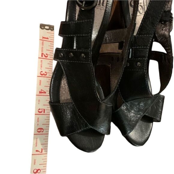 Söfft black metallic heels - Picture 2 of 5